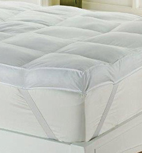 The Ultimate 4" Loft Quilted Mattress Topper 100% Egyptian Cotton - King