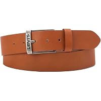 Levi's Herren Gürtel Free Normal Buckle – Klassischer Echtledergürtel Mit Levi's-Logo