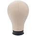21"-24" Black Base Cork Canvas Block Head For Wig Making Drying Styling Coloring 24 Inch