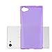 Produktbild Sony Xperia Z5 COMPACT Silikonhülle in DURCHSICHTIG LILA von Cadorabo - Ultra Dünn Slim Design TPU Schutzhülle – Handyhülle Bumper Back Case Cover in TRANSPARENT LILA