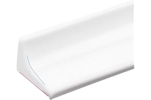 ORMEIN Barriera doccia ferma acqua, Silicone Bagno Acqua Barriera per Doccia a Bordo Vasca, Pieghevole Doccia per Barriera Stop Acqua Soglia, Bordo Doccia per Bagno (Bianco, 1M)