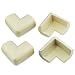 ESUMIC® 2M Length Corner Guards Desk Table Corner Edge Cushions Protection Cover Table edge protection + 4 Corner (Milk)