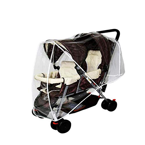 applyvt Universal Rain Cover for Pushchair Stroller Buggy Baby Travel Weather Shield Pushchair Pram StrollerBaby protection tool