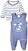 Schnizler Unisex Baby Footies - Blue - 0-3 Months