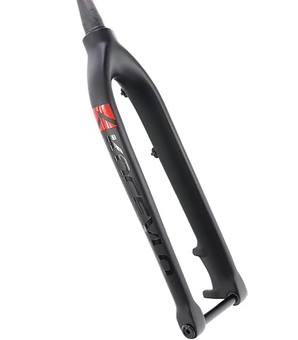 HIMALO 29 Forcella Rigida MTB Carbonio Forcella per Mountain Bike 1-1/2'' Conico Tubo Sterzo 39,8mm ASSE Passante 15x100mm Forcella con Freno A Disco Senza Filettatura HIMALO 29 Forcella Rigida MTB Carbonio Forcella per Mountain Bike 1-1/2'' Conico Tubo Sterzo 39,8mm ASSE Passante 15x100mm Forcella con Freno A Disco Senza Filettatura