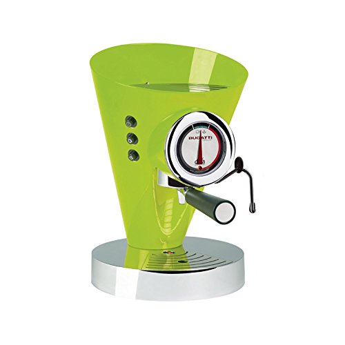 spécification Bugatti 15-edivacm Machine à café Espresso et Cappuccino Diva Evolution, vert