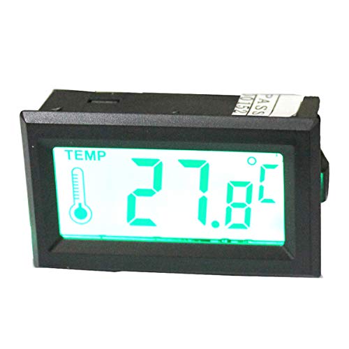 Preisvergleich Produktbild Yardwe High Precision Thermometer Gegenlicht Elektronisches Thermometer Kühlschrank Thermometer Frostalarm Thermometer (Grün)
