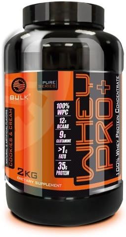 Bulk Nutrition Unisex Whey Bulk Flavour Powder, Ice Vanilla, 2 kg