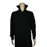 Breite Strickbündchen an Ärmeln und am Abschluss.