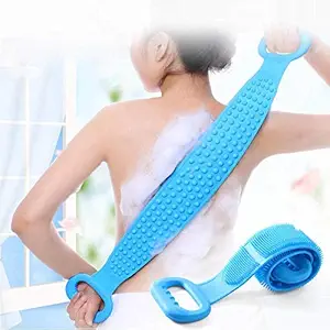 Tr?moto Bath Brush Bathing Belt Body Wash Brush Back Scrubber Body Washer For Dead Skin Removal For Men Women Kids Unisex (Multicolor)