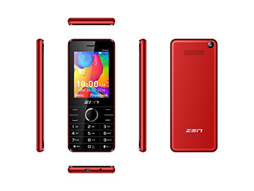 Zen Z10 Sleek (Dual SIM, Red)