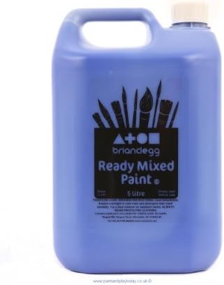 Ready Mixed Poster Paint 5 Litres - Brilliant Blue - Children / Kids Arts &amp; Crafts Ready Mix Poster Paint by Paint and Play Today