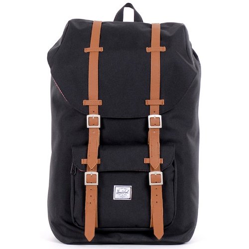 Herschel Little America 10014 Unisex Rucksack  schwarz  Gr  51x28x17 cm  H x B x T 