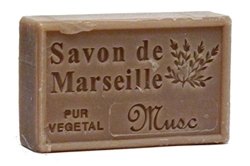 100% Naturseifen: Moschusseife & Amberseife & Zedernholzseife, 3-teiliges Seifenset (Savon de Marseille) - 5