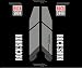 Produktbild PEGATINAS HORQUILLA ROCKSHOX DOMAIN R321 STICKERS AUFKLEBER DECALS AUTOCOLLANTS ADESIVI BLANCO
