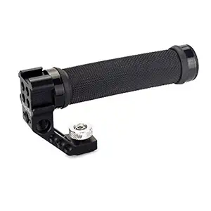 MAGICRIG Hot Shoe Top Handle Grip with 3 Cold Shoe Mounts for Canon R6 M50 Camera to Mount Microphone, LED Light, Monitor