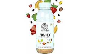 Trinkkost Müsli-Shake - 6 Flaschen - Fruity Complete - Ernährung in 1 Minute - Mahlzeitenersatz für unterwegs - 100% gesunde Bio Qualität - Fruchtige Trinknahrung