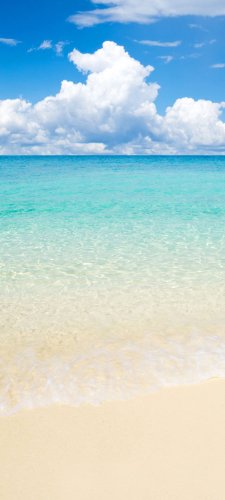 Türtapete Sonne, Meer und Strand TT366 90x200cm Tapete Ufer Küste Ozean