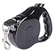 Produktbild Semoss Professional Extra Stark Neon Rollleine Hundeleinen Ausziehbar für Große Hunde und Katzen Hundeleine Einziehbar 5m,Schwarz