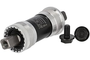 SHIMANO Eje Pedalier BSA 118mm/68mm Componentes y repuestos para Bicicletas, Adultos Unisex, Multicolor, Talla única