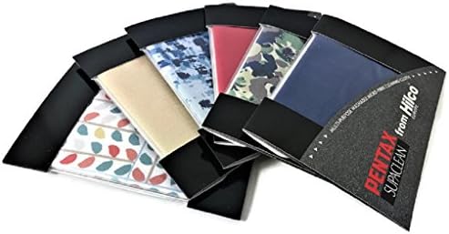 Four Assorted Pentax Supaclean Microfibre Spectacle Cleaning Cloths from Hilco - Assorted Colours. Perfect for cleaning reading specs!