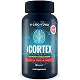 iCortex - Natural Nootropic supplement for Cognitive brain enhancement | Neuro Focus, increased memory, concentration and cognition | UK GMP Manufactured | Caffeine + L-Theanine