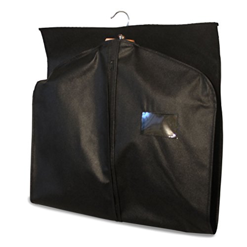 Kleidersack Kleiderhülle mit Reißverschluss schwarz verschiedene Längen und Varianten (Classic Edition 180cm) - 2