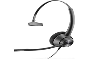 POLY Plantronics Mono-Headset EncorePro 310 monofoniczny ze złączem QD, czarny