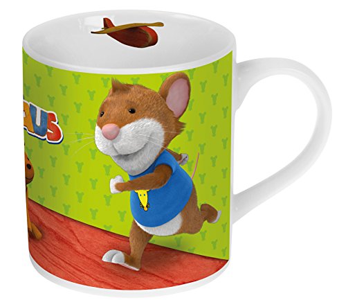 Leo Lausemaus 3tlg. Frühstückset Porzellan Teller Becher Müslischüssel - 2