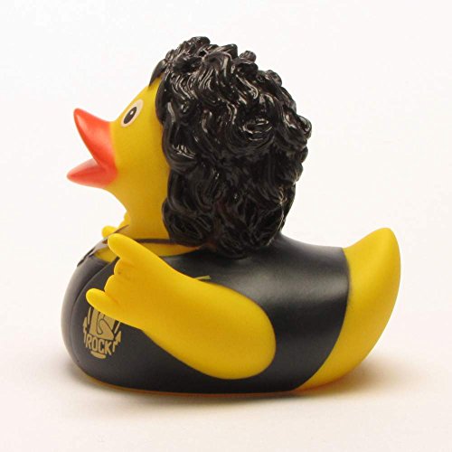 Heavy Metal Badeente | Quietscheentchen | Duckshop | L: 8 cm - 4