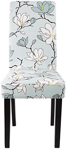 Chair Covers for Dining Chairs, Stretchy Washable Slipcover, Seat Chair Covers Protector For Wedding Party Restaurant Banquet Home Decor (Coral)