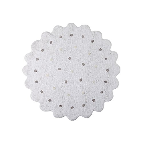 Lorena Canals Galletita Washable Rug (White)