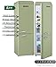 Produktbild Schneider SL300B Retro Design Kühl-Gefrier-Kombination EEK: A++ 60cm breit, 300 Liter 4**** Gefrierteil 190cm hoch (Hellgrün glänzend)