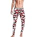 Produktbild Geili Herren Lang Unterhose Unterwäsche Strumpfhose Kompressions Leggings Pants Männer Camouflage Hosen Atmungsaktive Baumwolle Stretch Sport Yoga Fitness Trainingshose