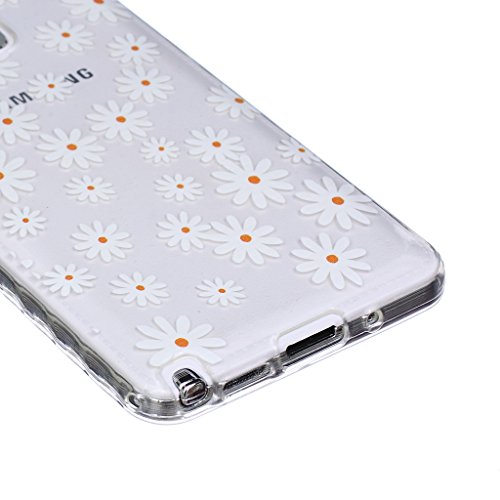 Samsung Galaxy Note 3 Hülle [Mit gehärtetem Glas-Bildschirmschutz], Grandoin (TM) modische flexible schöne Zeichnung aufgedruckte Muster-stoßabfangende-Gehäuse-Hülle, ausgezeichneter weicher Qualitäts-Silikon-Gummi Extra ultra dünnes buntes TPU Design-schützende Rückseiten-Abdeckungs-Hülle Ideal passend für Samsung Galaxy Note 3 - 2