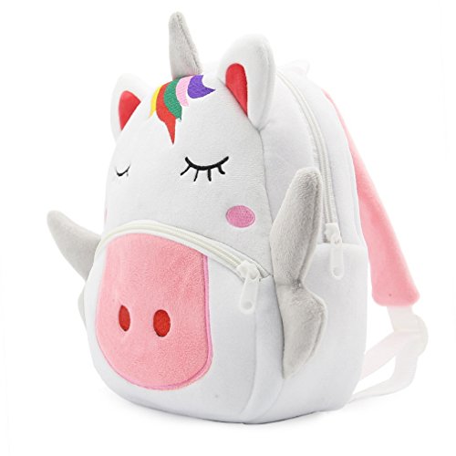 Lukis Sac à Dos Backpack 3D Licorne Mignon pour Bébé File Garçon 2-4 ans Cartable Unisexe Pour College Ecole Scolaires Primaire