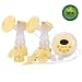 [Updated version] KINYO Double-core Electric Bilateral Breast Milk Pump Anti-backflow with All Accessories LCD Display UK Standard BPA free
