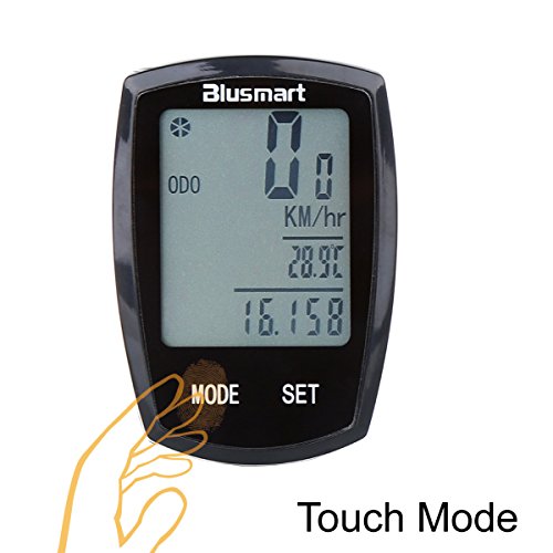 Fahrradcomputer, Blusmart Zyklus-Computer-wasserdichte automatische Wake-up Große LCD-Hintergrundbeleuchtung Motion Sensor Outdoor Radsport Realtime Speed ​​Track - 7