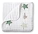 aden + anais Up, Up and Away Elephant and Dream Blanket (White)