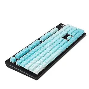 MAXBELL 104 Keys Mechanical Switch Keyboard Keycaps PBT Keycaps Blue Gradient B