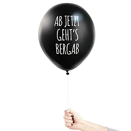 Pechkeks Anti-Party Ballons – schwarze Luftballons mit Ansage - 7