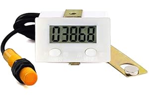 DIGITEN LCD Digital 0-99999 Counter 5 Digit Plus UP Gauge + Proximity Switch Sensor with Magnetic
