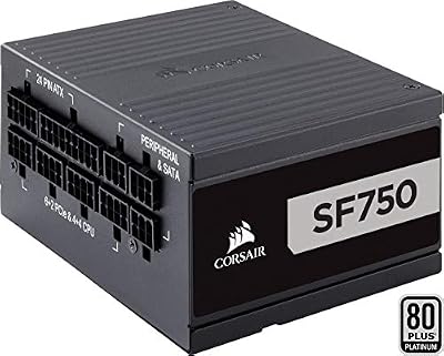 Corsair SF750, SF Series, 750 Watt, Modulaire Complet, 80 Plus Platinum Alimentation - Noir (EU)