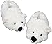Produktbild Unbekannt Hausschuh - Pantoffel -  Eisbär / Teddybär  - Größe 33 34 35 36 - Plüschhausschuh - super weich Tier Tiere - für Kinder & Erwachsene - Teddy Bär - Hausschuh..