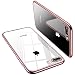 Produktbild TORRAS iPhone 8 Plus Hülle, iPhone 7 Plus Hülle, Silikon Durchsichtig Dünne Schutzhülle Transparent Handyhülle [ Kratzfest ] Klar Soft Slim Case TPU HandyHulle für iPhone 7 P/iPhone 8P - Gold