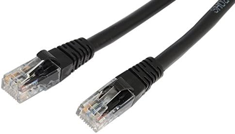 Slick Linc Ethernet-Internet-Broadband-CAT6-Cable for Router, Hub, Modem, Networking 5M - BLACK