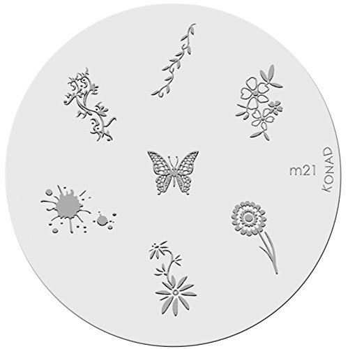 Konad Stamping Nail Art Image Plate M21