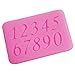Produktbild Homyl Silikon Form für Marzipan und Fondant - Tortendeko - Mehrform - Zahlen, 5.5 * 3.5 * 0.5 cm