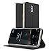 Produktbild Cubot HAFURY MIX Hülle, KuGi Cubot HAFURY MIX Flip Bookstyle Kompletter Schutz Mit Magnetverschluss und Standfunktion Tasche Etui Cover Case Schutzhülle für Cubot HAFURY MIX Smartphone (Schwarz)