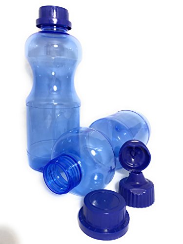 2 x TRITAN Trinkflasche (100% ohne Weichmacher) 1,0 Liter (rund) + 2 x Standarddeckel mit Konusdichtung und 1 x Sportdeckel / Wasserflasche Sportflasche Milchflasche Flasche Getrnkeflasche ohne Weichmacher ohne Schadstoffe BPA frei geruchsfrei und geschmacksneutral aus Deutschland Trinkflaschen Sportflaschen Wasserflaschen